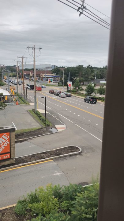 Cochituate Rail Trail - Time Lapse of Rt 30/Speen Street intersection. From the Rt 30 bridge. - Hiking Near Me - Framingham, Massachusetts