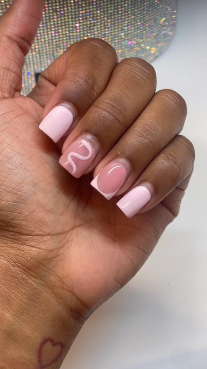 The Knail Bakery - This set lasted three weeks! 3 week old set - Nail Salons Near Me - Pikesville, Maryland