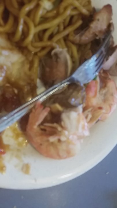 Grand Buffet - The shrimp was overcooked and cold as you can see we didn't eat hardly anything. Not very good at all - Buffets Near Me - Redding, California