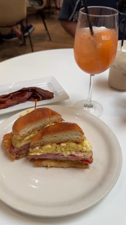 Briarpatch Restaurant - Ham & Gruyère breakfast sandwich - American Near Me - Winter Park, Florida