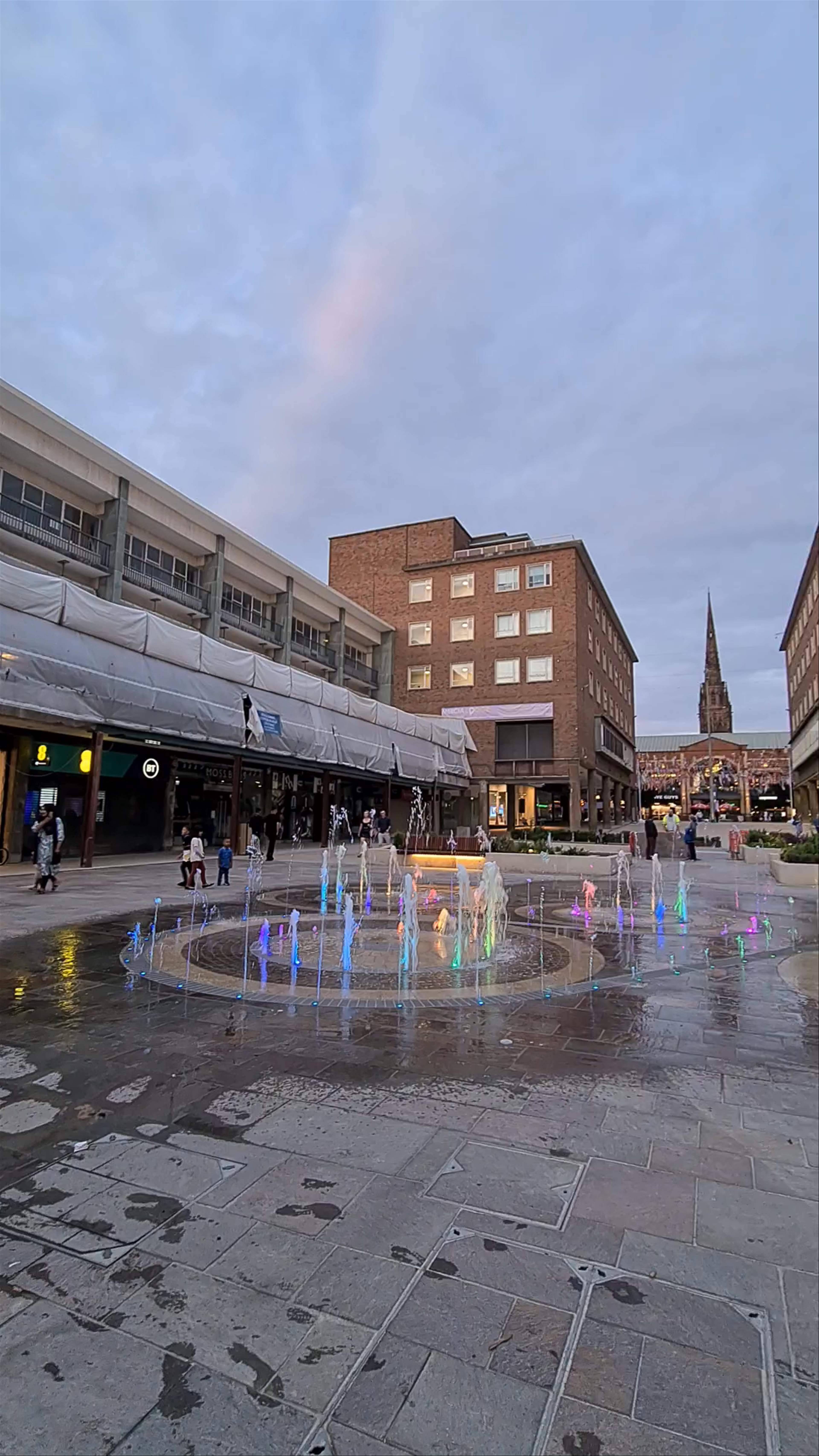 Evening Stroll Through Upper Precinct, Coventry