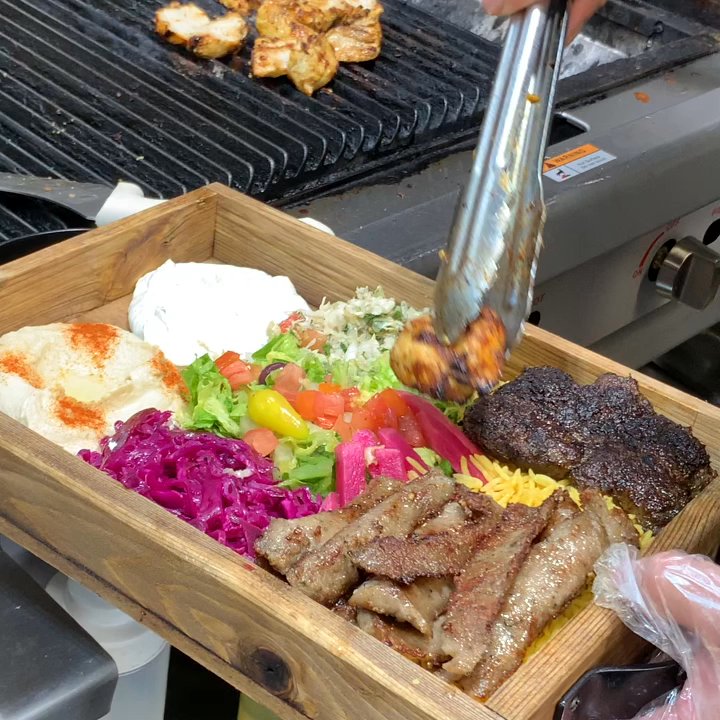 Killer Kabab - Combo Grill Plate (additional protein assembly) - Mediterranean Near Me - Los Angeles, California