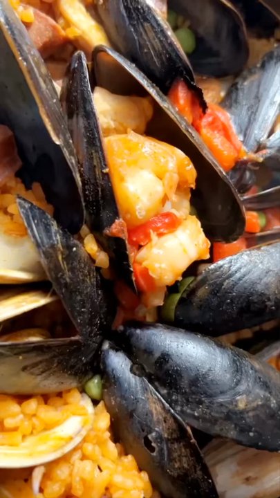 Sangria Tapas Restaurant - Paella $32 - Tapas/Small Plates Near Me - Mahwah, New Jersey