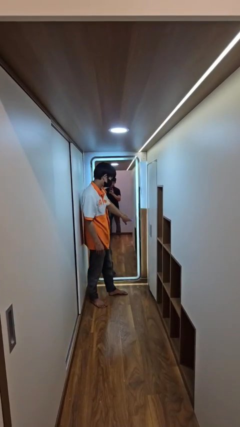 Phòng ngủ giường tầng cho bố mẹ và 2 bé nhà chị Phương Nguyễn