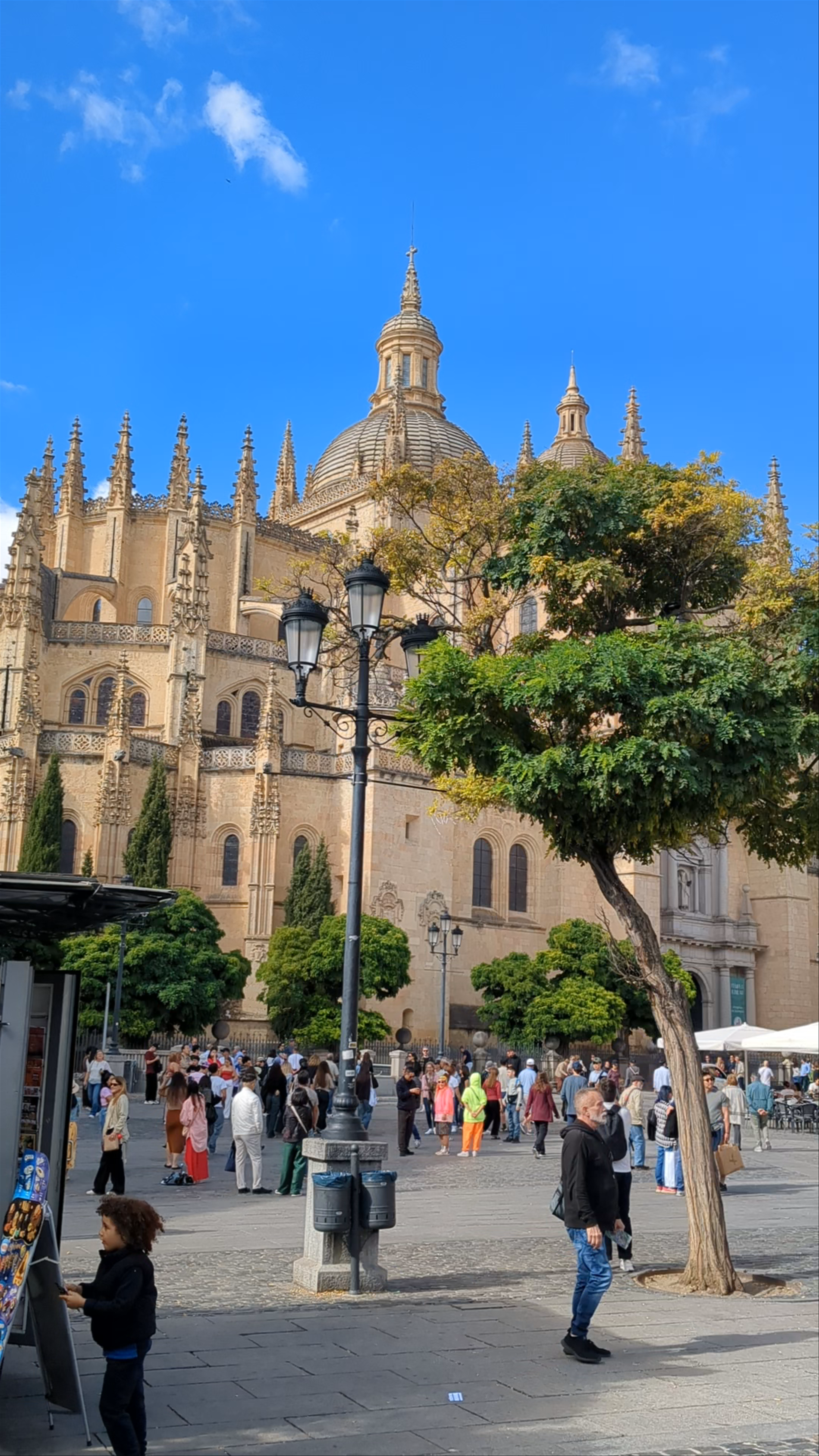 Vibrant Life at Plaza Mayor, Segovia, Spain