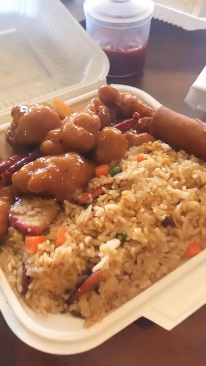Chef P's - Orange chicken lunch combo - Chinese Near Me - San Jose, California