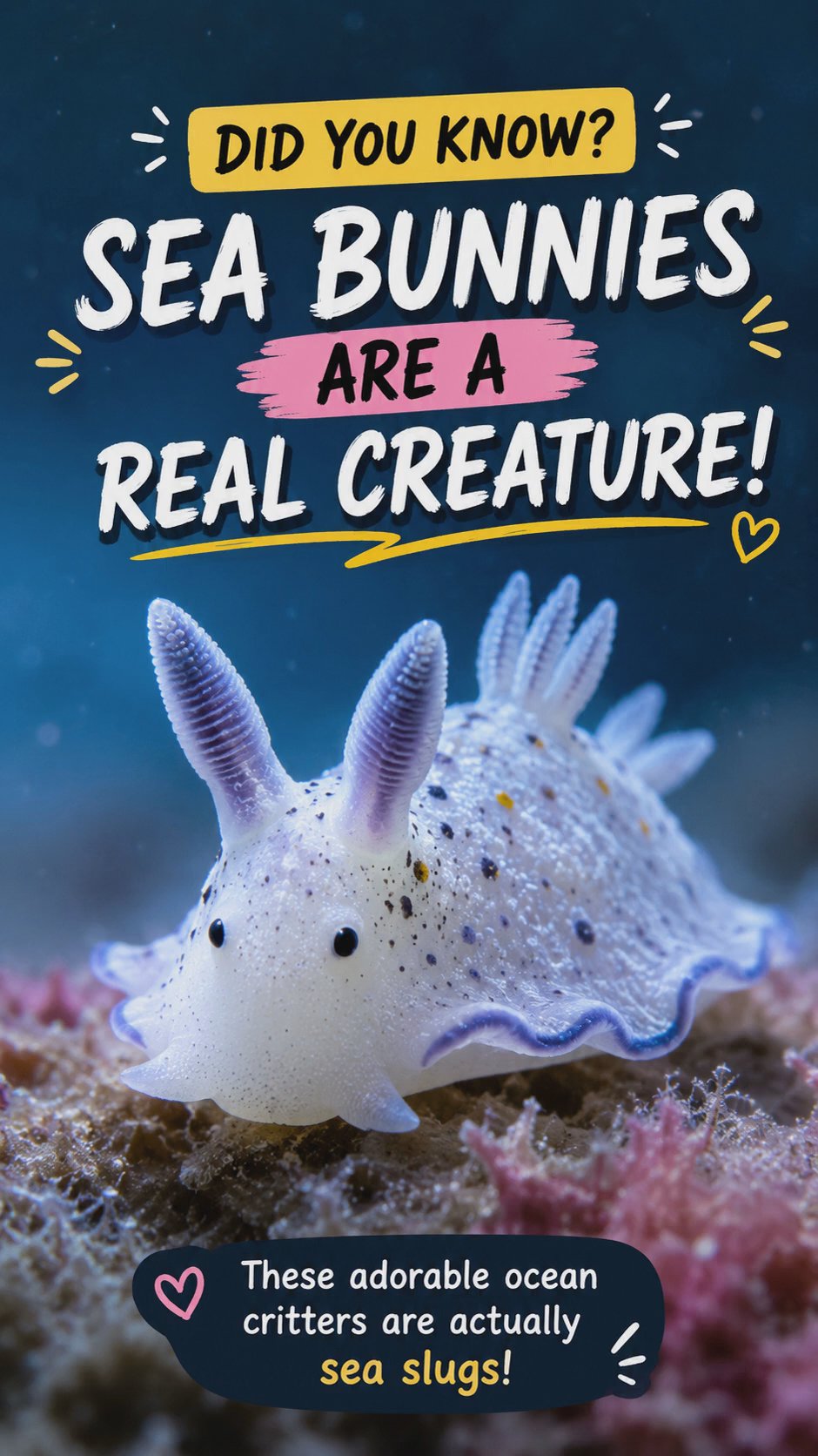 Did You Know? Sea Bunnies Are Real! 🐰🌊