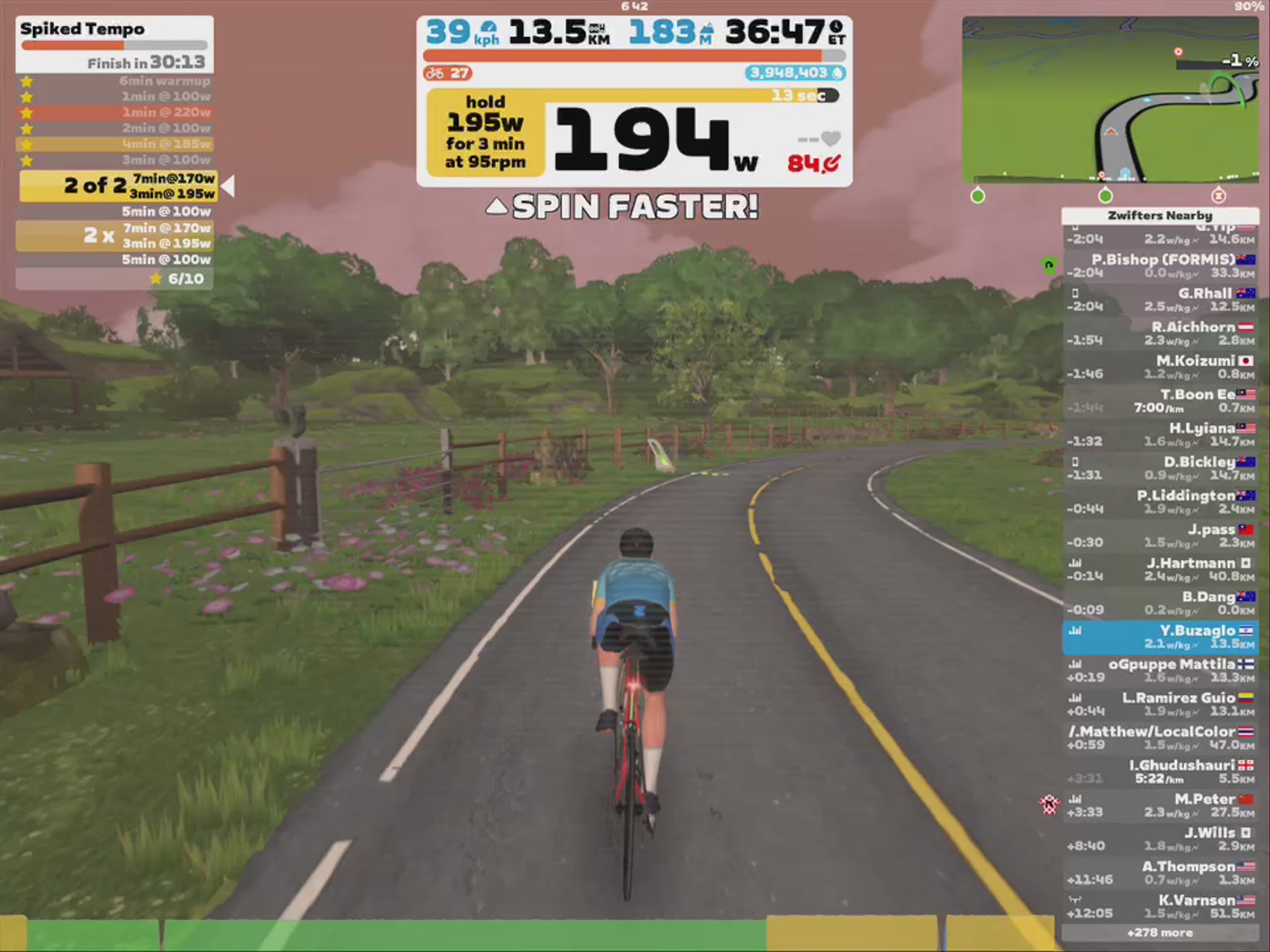 Zwift - Spiked Tempo in Makuri Islands
