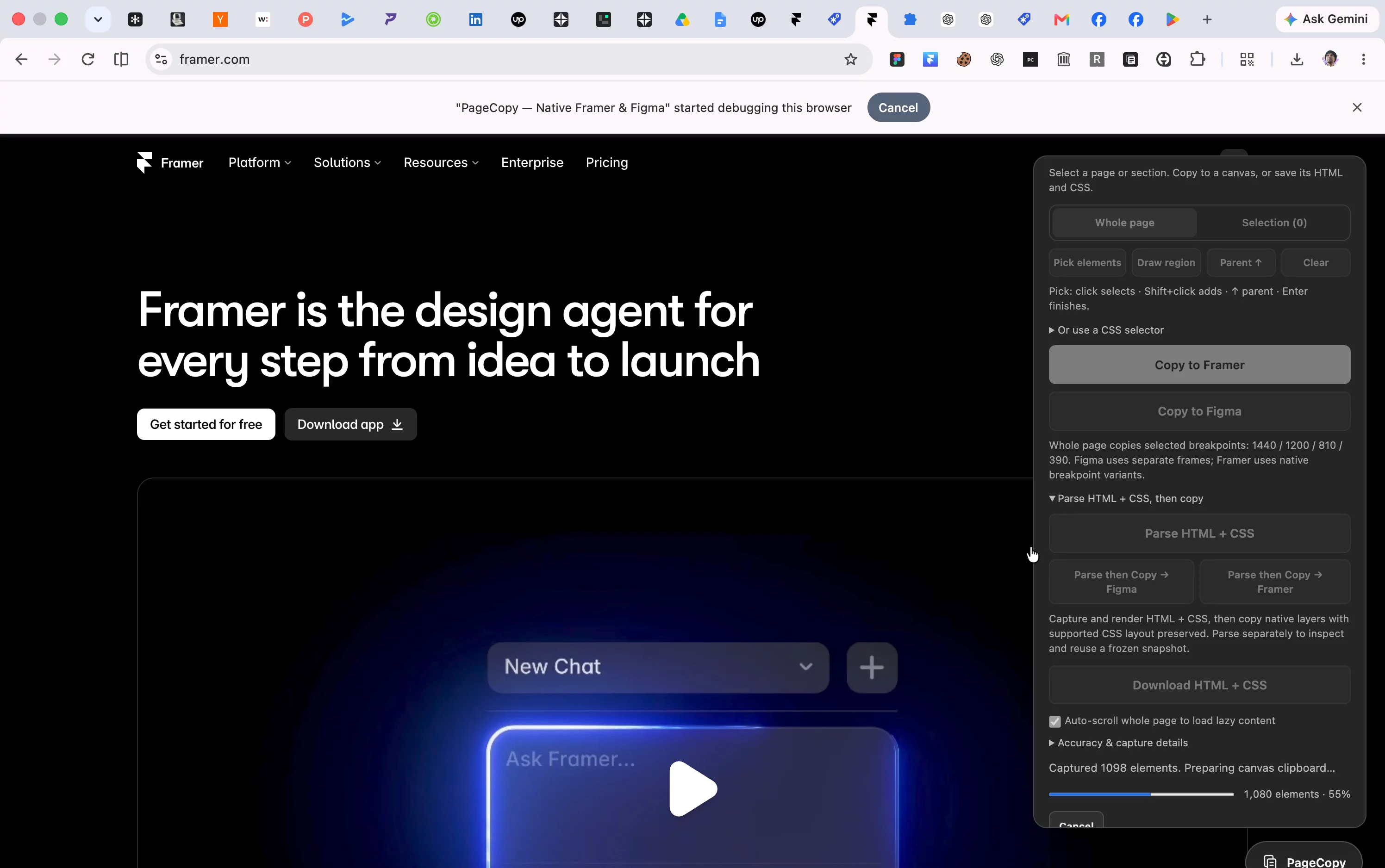 👀 𝗟𝗼𝗼𝗸, 𝗹𝗼𝗼𝗸, 𝗹𝗼𝗼𝗸... 𝗪𝗲𝗯 𝘁𝗼 Framer 𝘄𝗶𝘁𝗵 𝗯𝗿𝗲𝗮𝗸𝗽𝗼𝗶𝗻𝘁𝘀. 🤯 Isn’t it amazing?