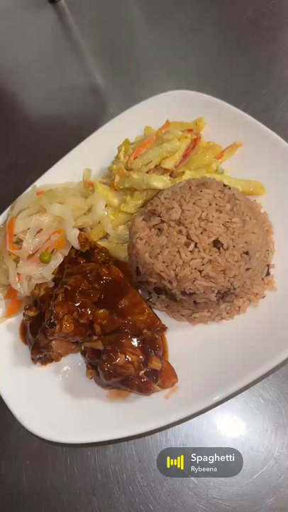 Jamaican Rhythm - Barbi fry chicken,rice and peas with Rasta pasta - Caribbean Near Me - Baldwin, New York
