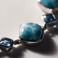 Larimar Blue stone bracelet