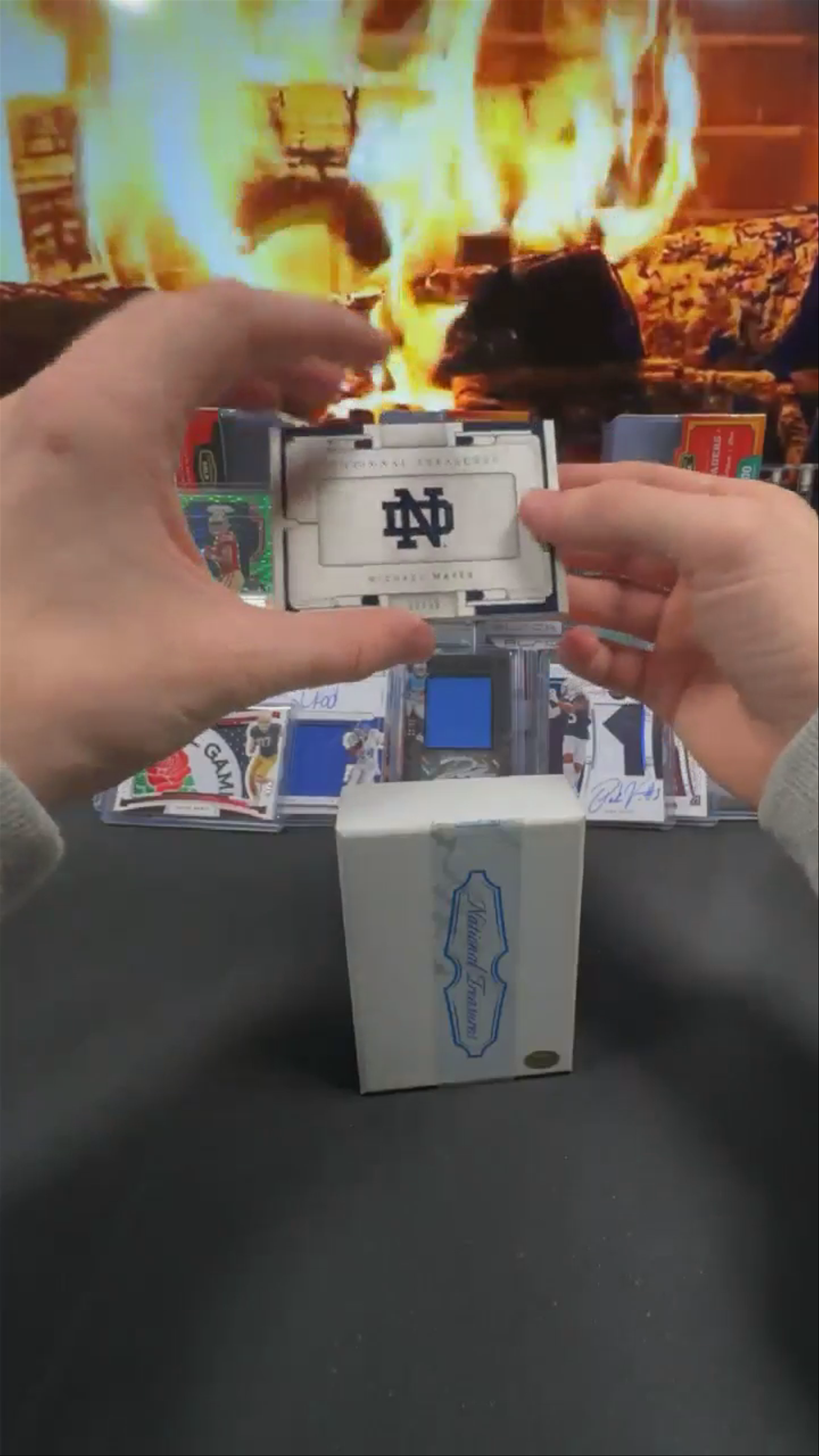 2023 Collegiate Football National Treasures Michael Mayer RPA Booklet /99