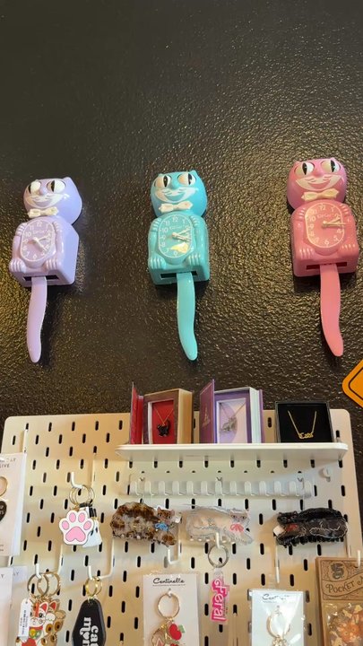 Purrgatory - Kitty-cat moving clocks - Gift Shops Near Me - San Diego, California
