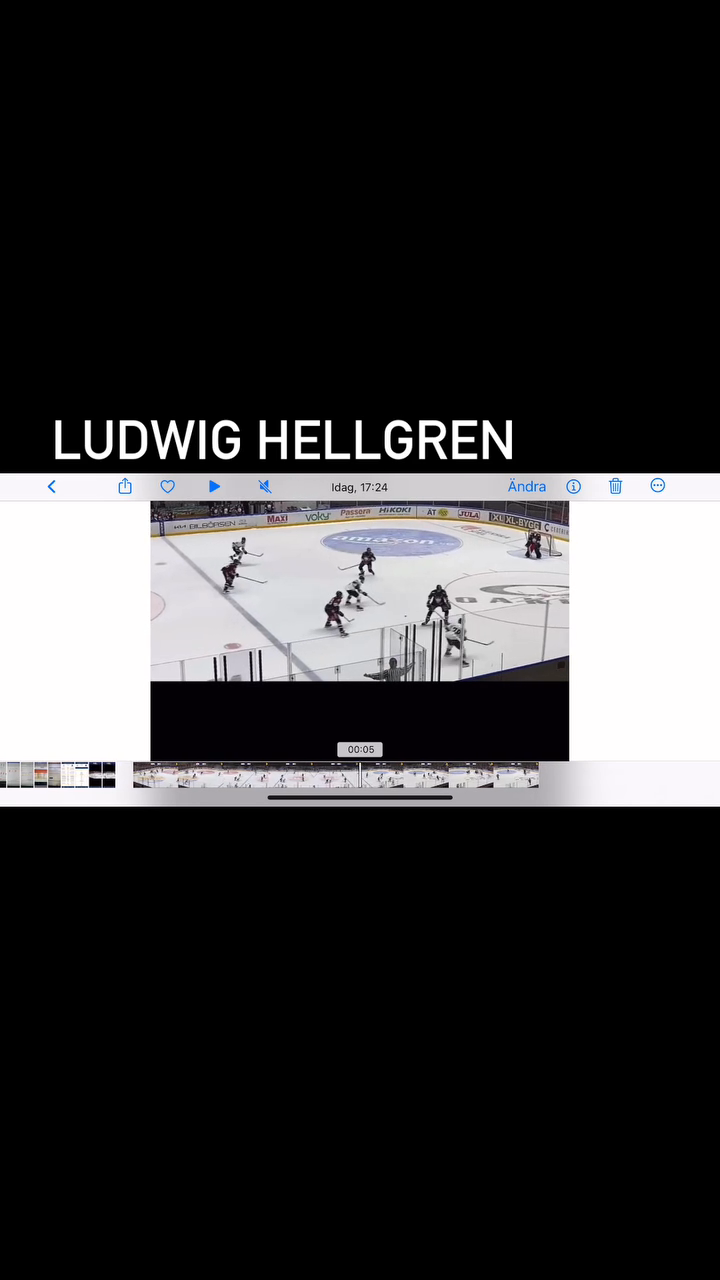 Ludwig Hellgren: Playmaker Highlights from Växjö Lakers HC J18