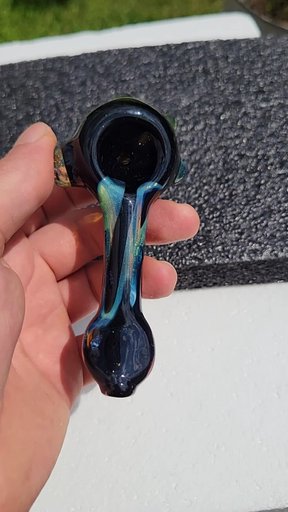 Preview pic of Cfl color drip spoon.  Sunset slyme and galaxy