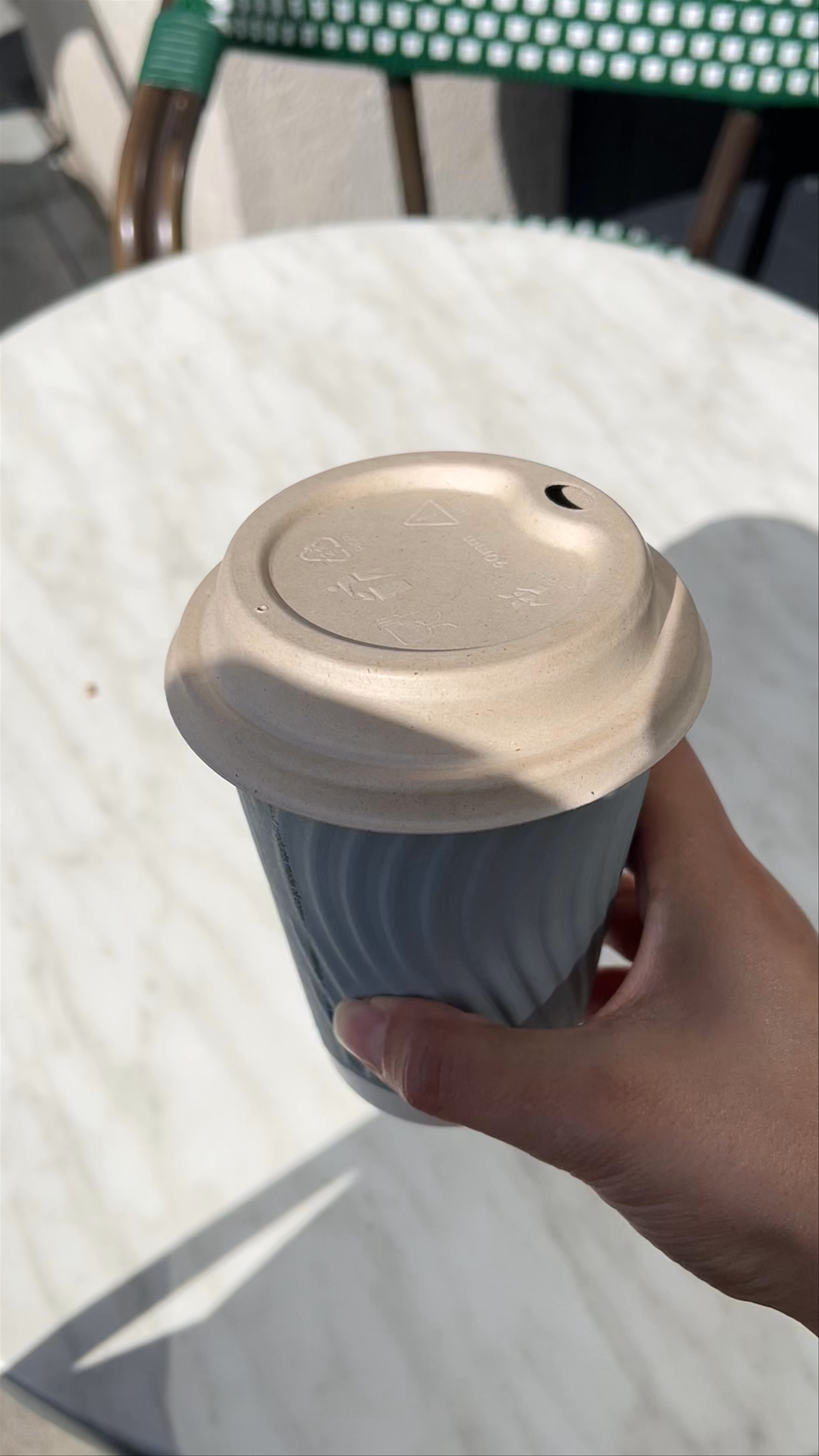 Sunny Afternoon Coffee Moment on Dyke Road, Brighton