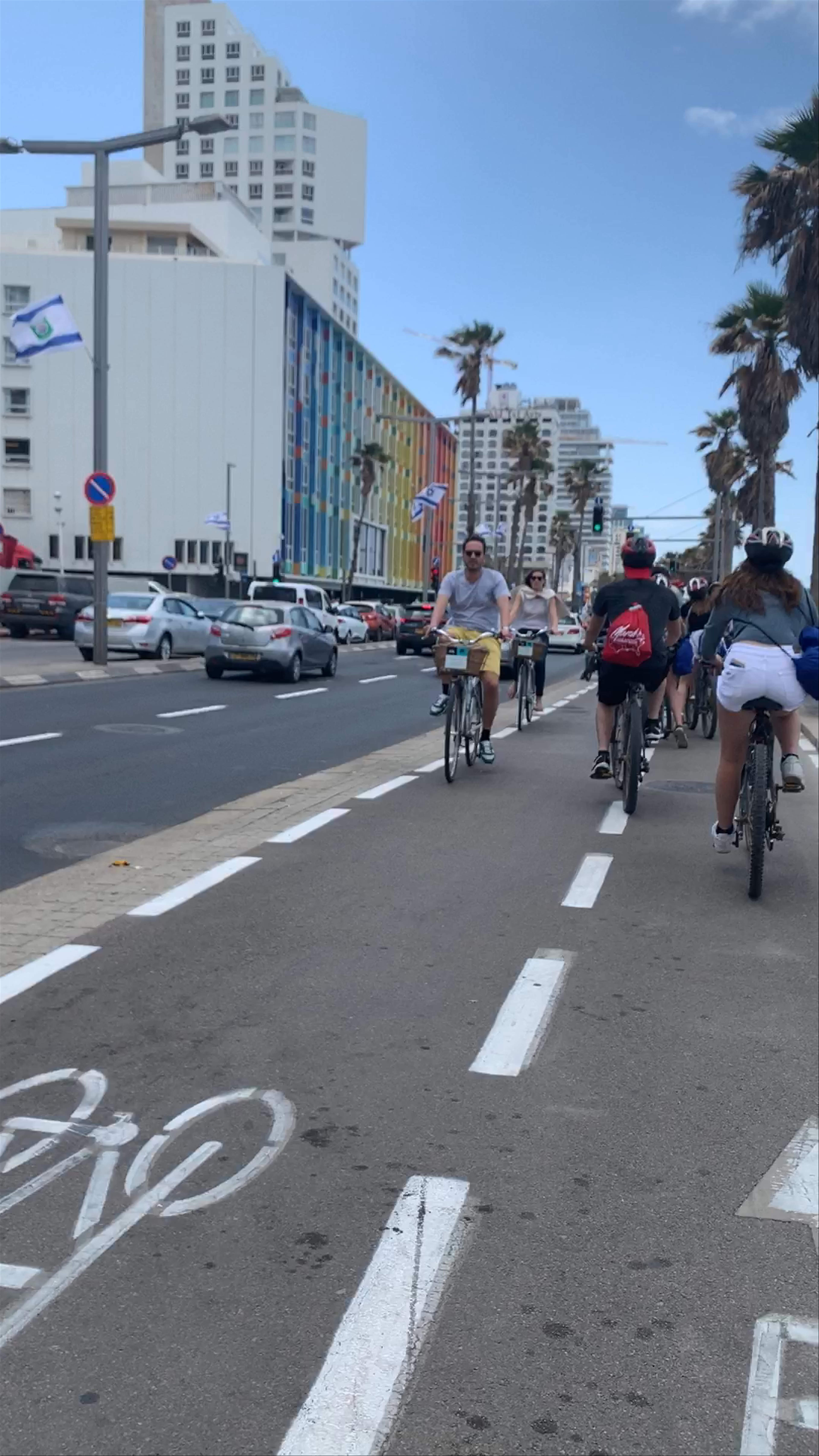Bike Riding on Tel Aviv Beach