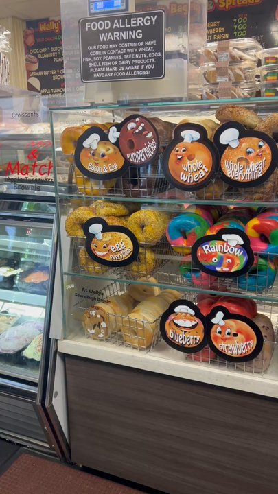 Wally's Bagels - fresh bagel selection - Bagels Near Me - North Babylon, New York
