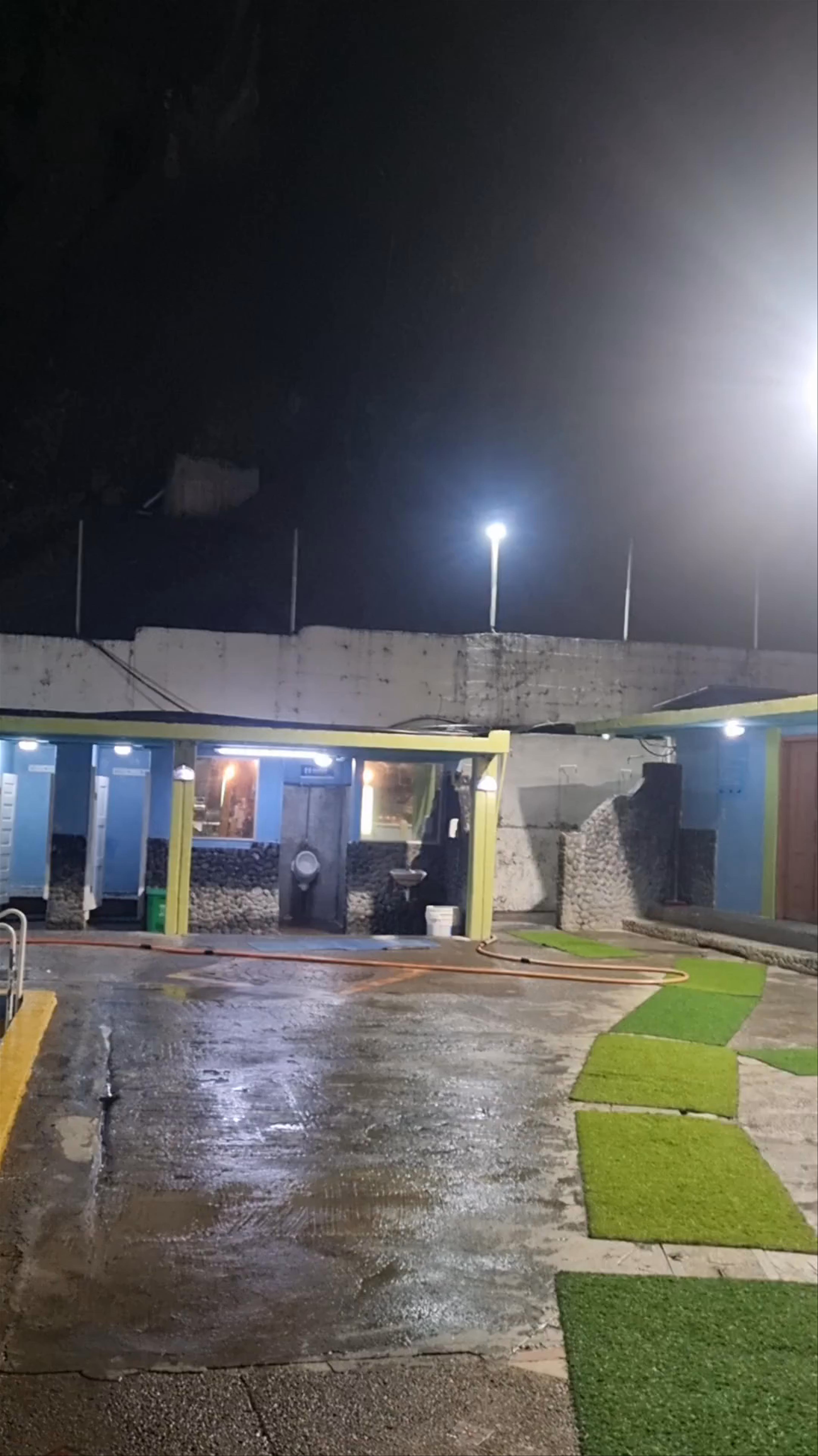 Nighttime Serenity at Termas de la Virgen, Baños, Ecuador