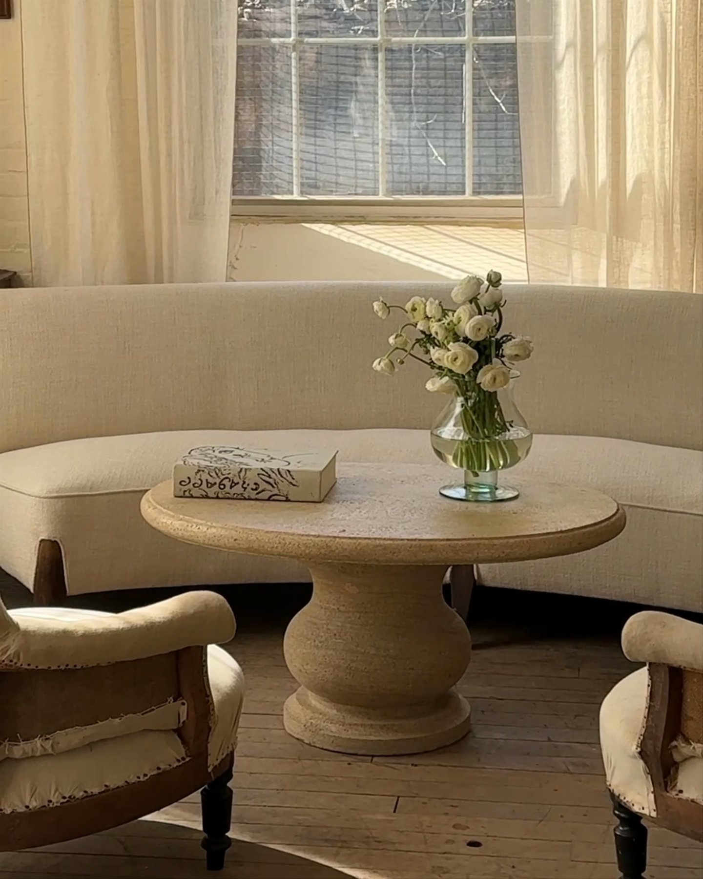 St. Gens Stone Coffee Table