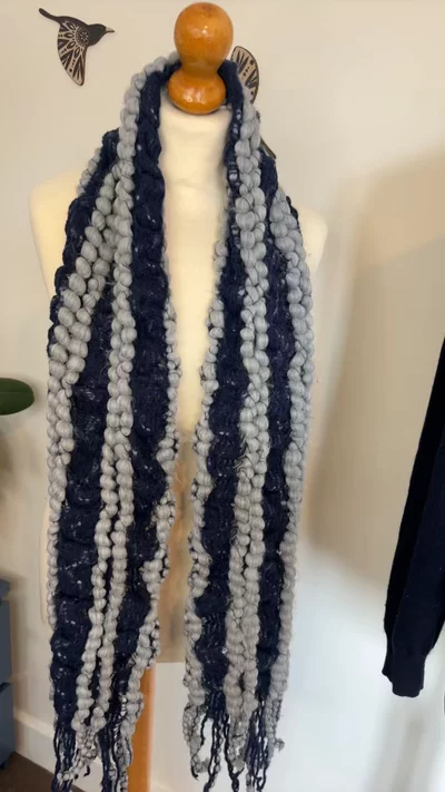 Per Una navy & grey Scarf