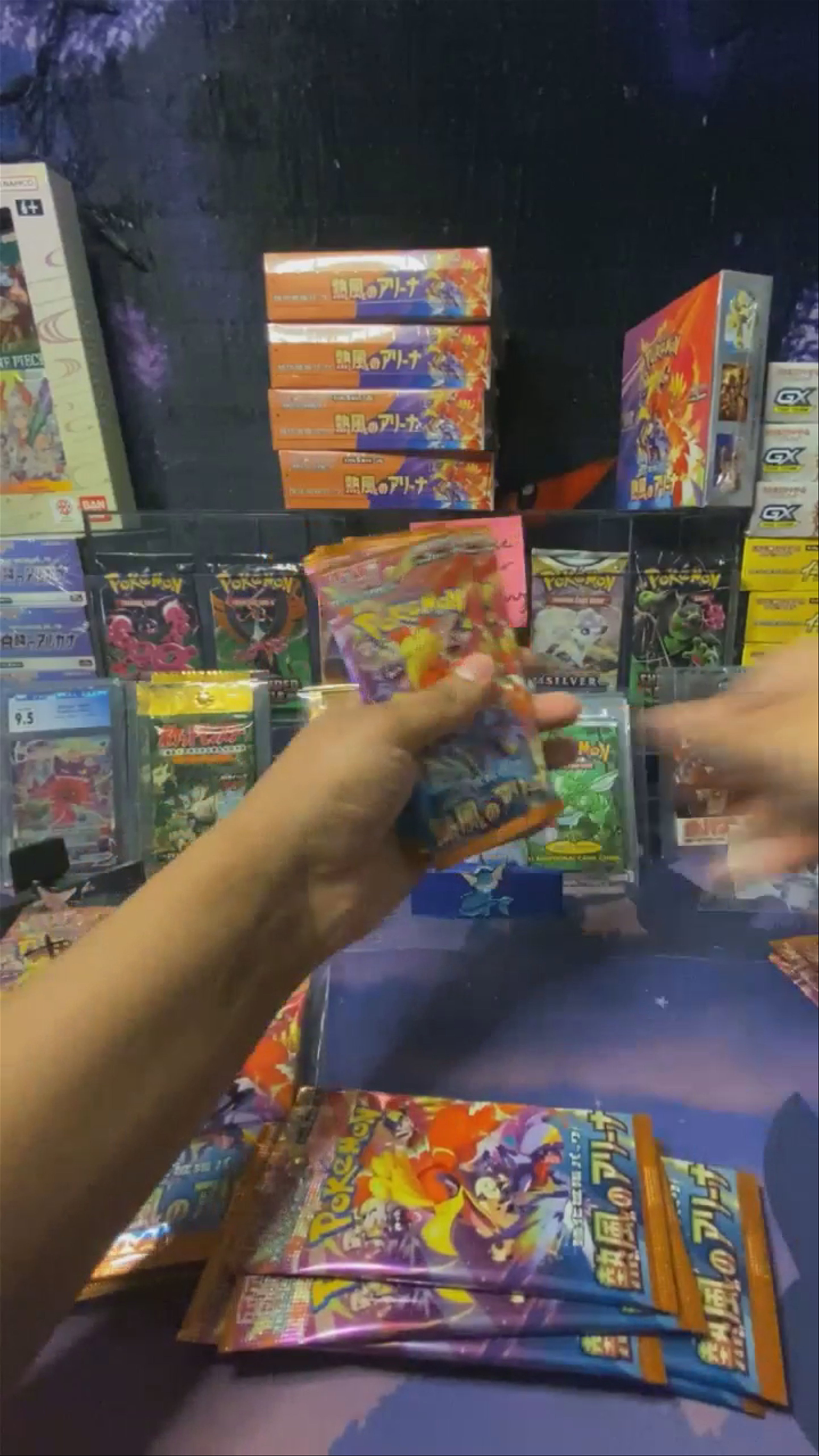 Fig calling his luck on box break and eating pt.1
