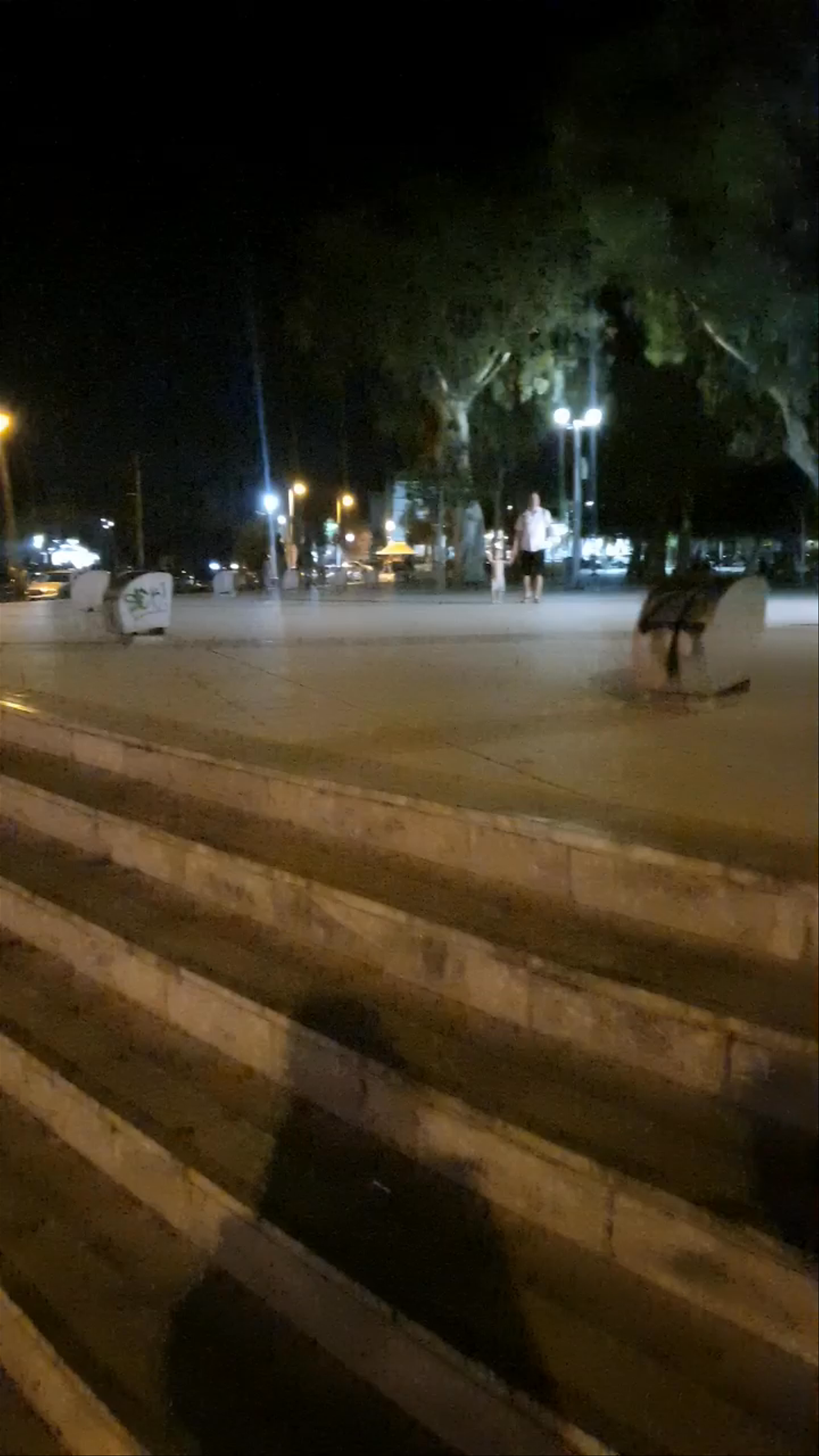 Evening Ambiance at Eleftherias Square, Heraklion, Greece