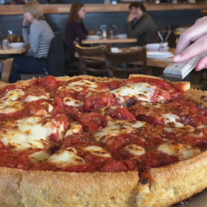 Blue Line Pizza - cheese pull - Pizza Near Me - Campbell, California