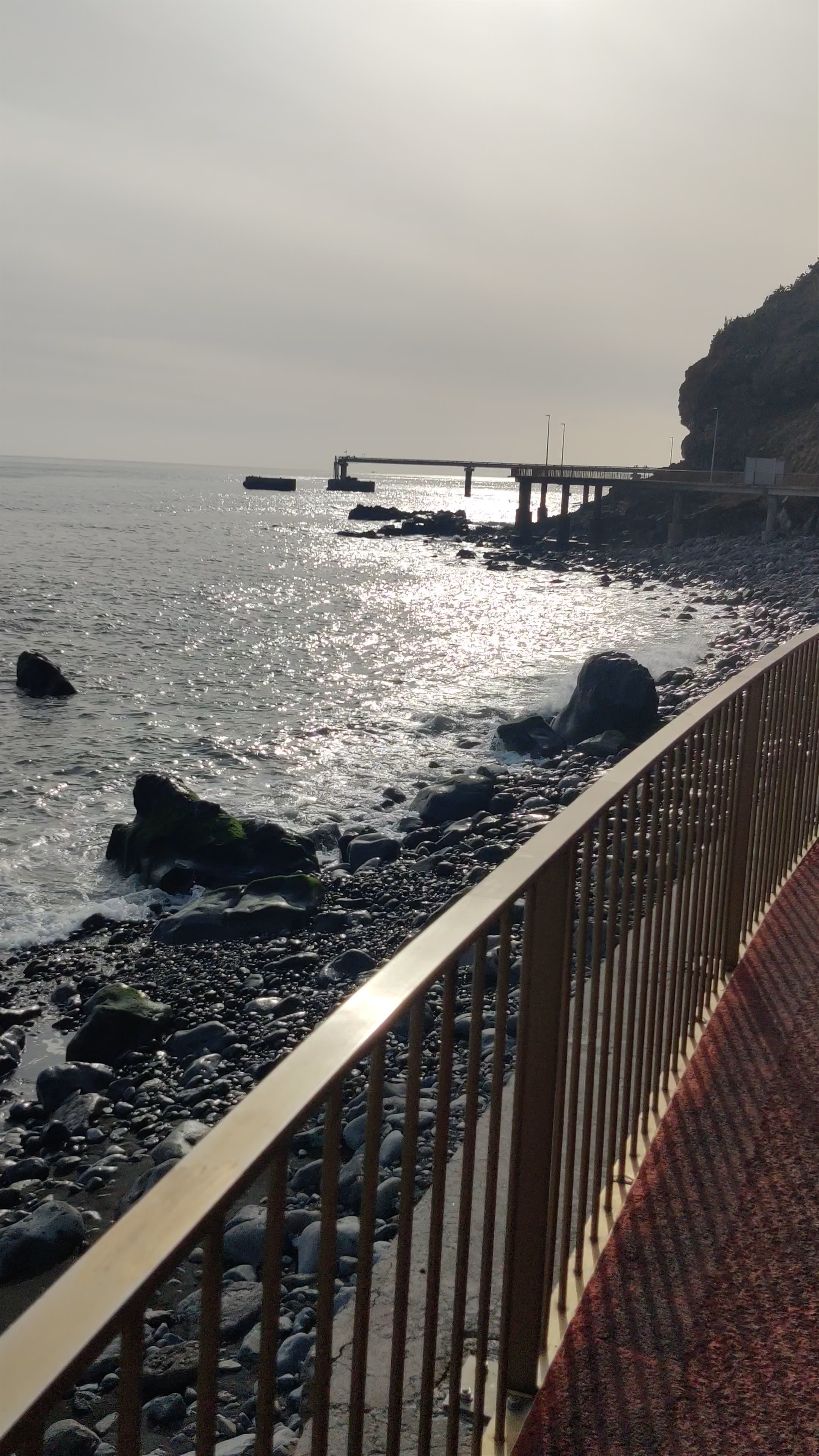 Serene Coastal Walk Along Promenade da Praia Formosa, Funchal