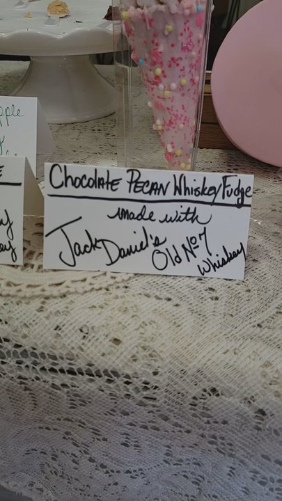 Velma's Candy - Samples of the whiskey fudge - Candy Stores Near Me - Lynchburg, Tennessee