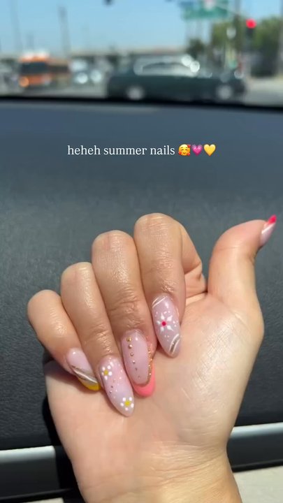 Aloha Nails and Boutique - Natural nails with summer designs :) - Nail Salons Near Me - Temecula, California