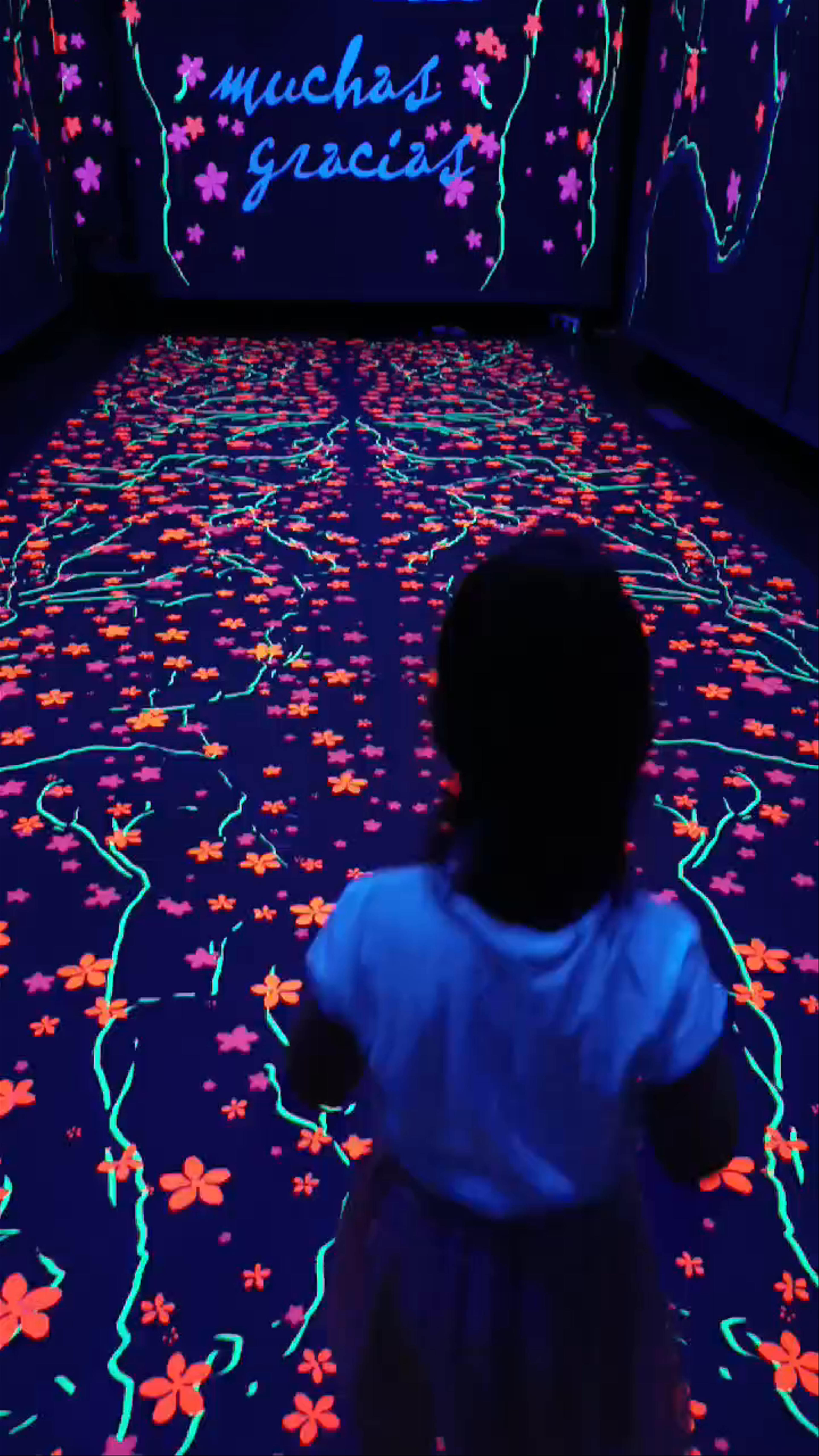 Immersive Neon Floral Experience at IFA - Fira Alacant in Elche, Spain