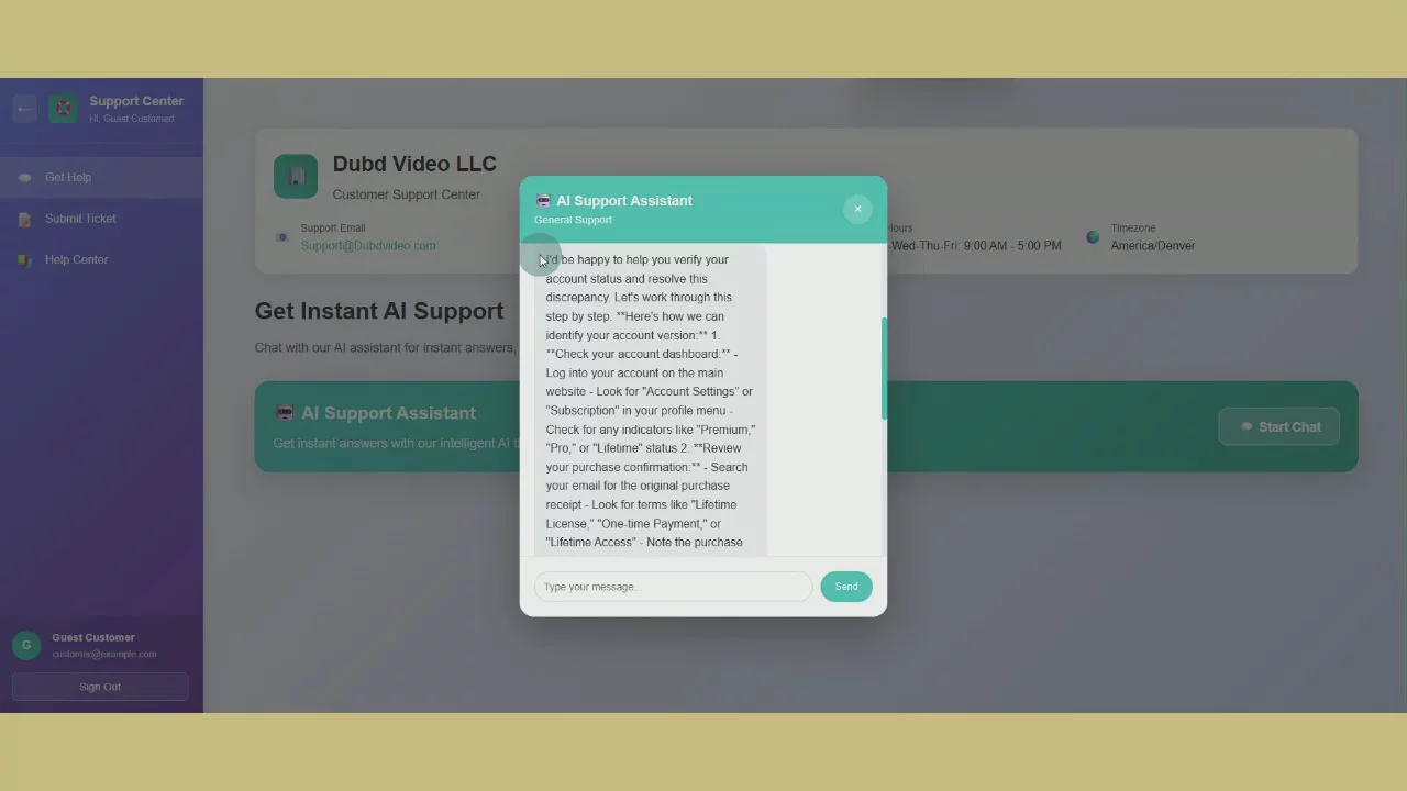 AI Support Genie image 1