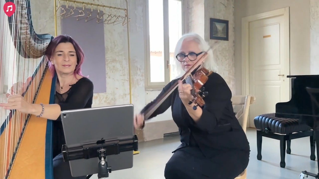 The Milan Harpist - Harp & Violin Duo Live Showreel 2026 - video 5