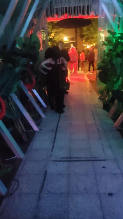 Casablanca - Walking outside to catch my Uber - Cocktail Bars Near Me - Dallas, Texas