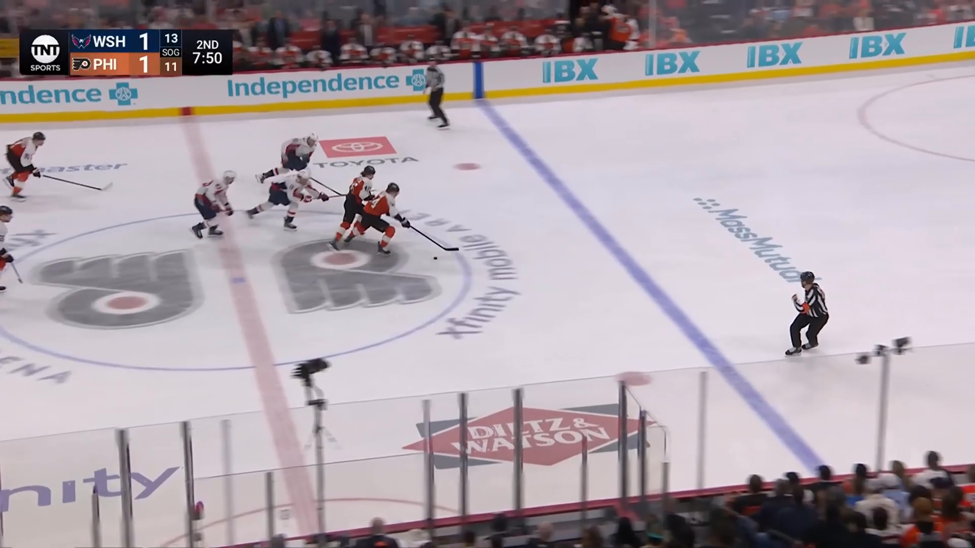 Tippett intercepts puck — sets up Zegras goal · Mar 11, 2026