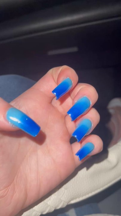 Vegas Nails - Air brush ombré chrome nails - Nail Salons Near Me - Surprise, Arizona