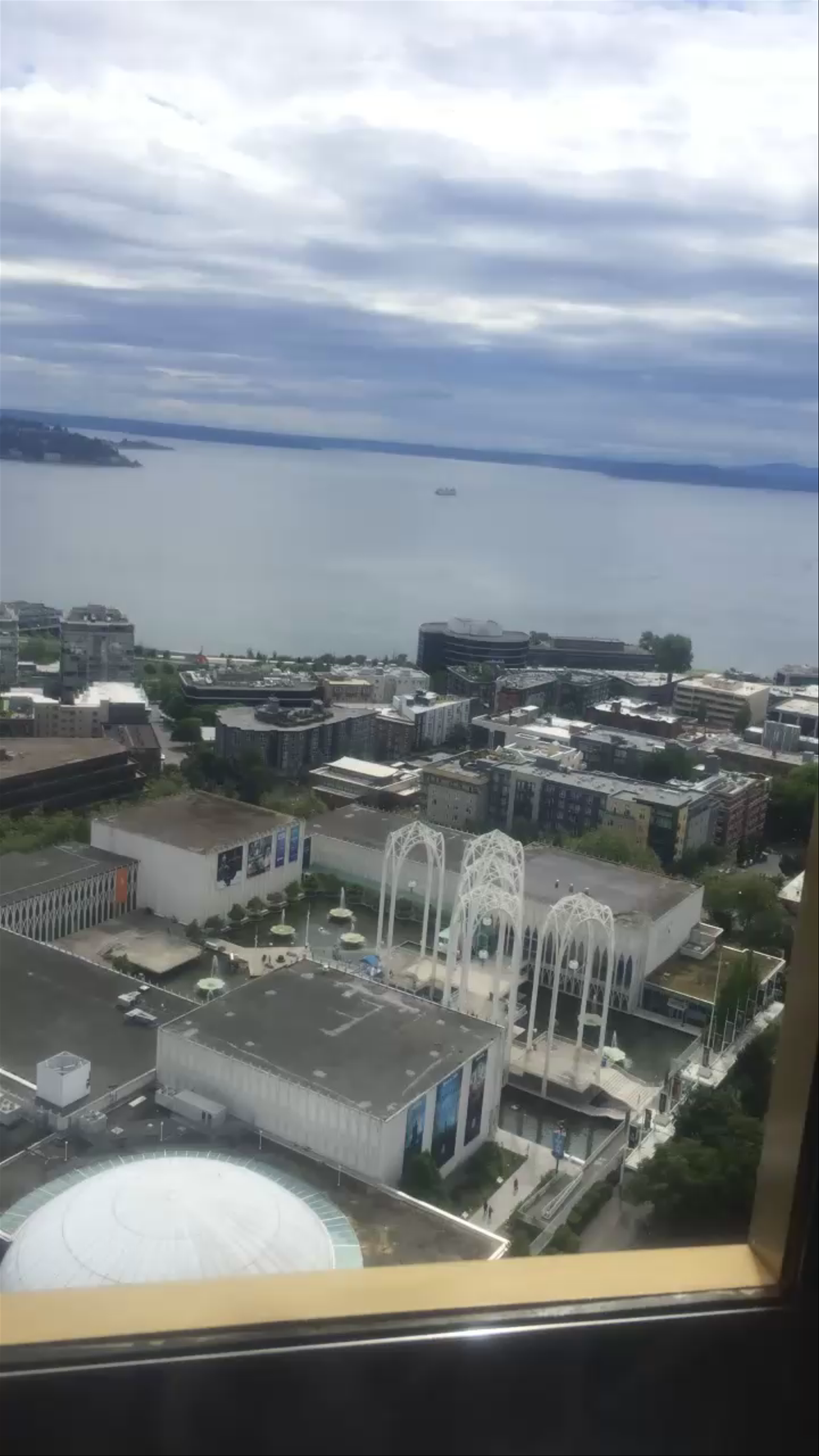Panoramic Views of Seattle from Pacific Science Center