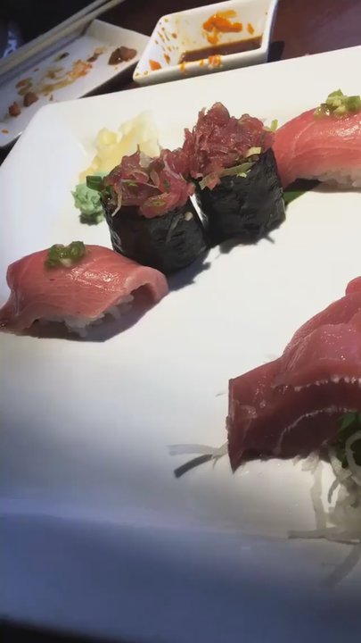 Mikado Ryotei - This is the Bluefin Platter! Highly recommend, very high in quality and freshness. Big Thank you to GM Mark for making this special for us. - Sushi Bars Near Me - Austin, Texas