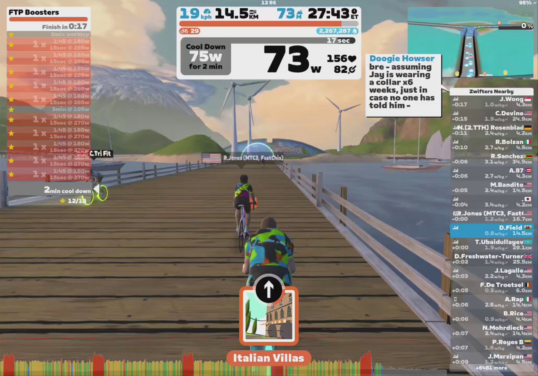 Zwift - Le Col - Training With Legends - Sir Bradley Wiggins - FTP Boosters in Watopia