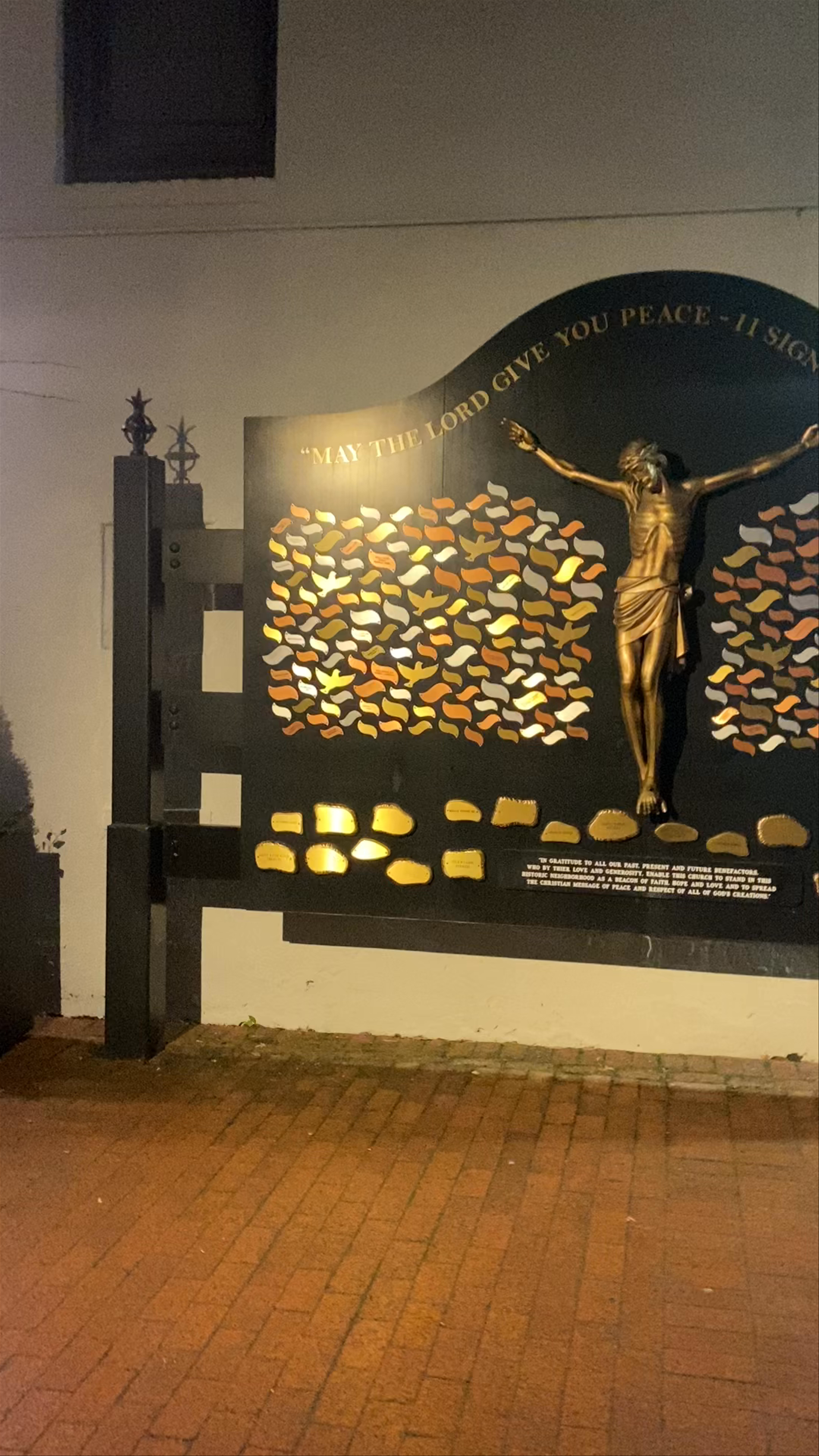 Evening Reflection at St Leonard Church's Rectory in Boston