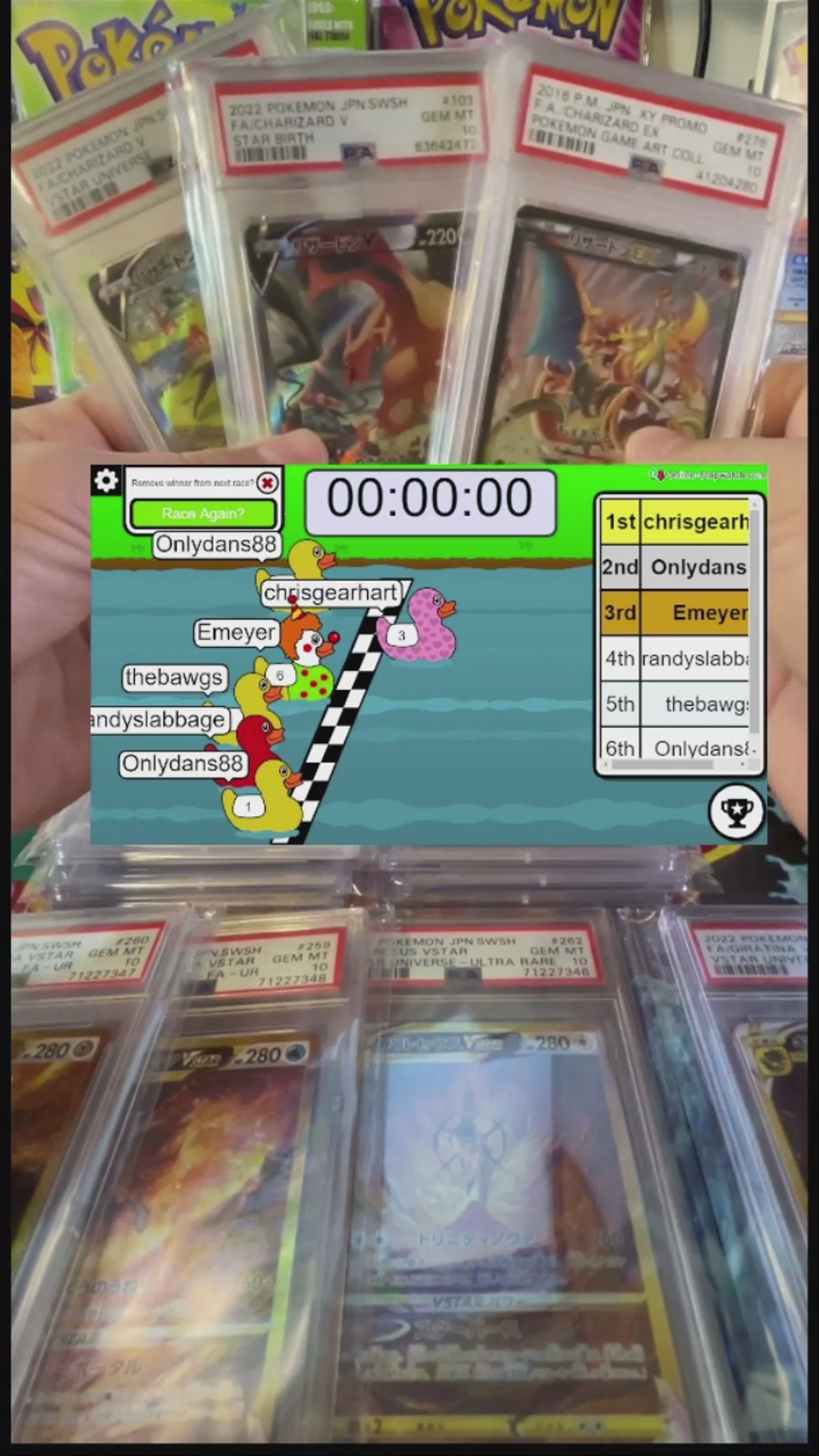 Charizard race!!!