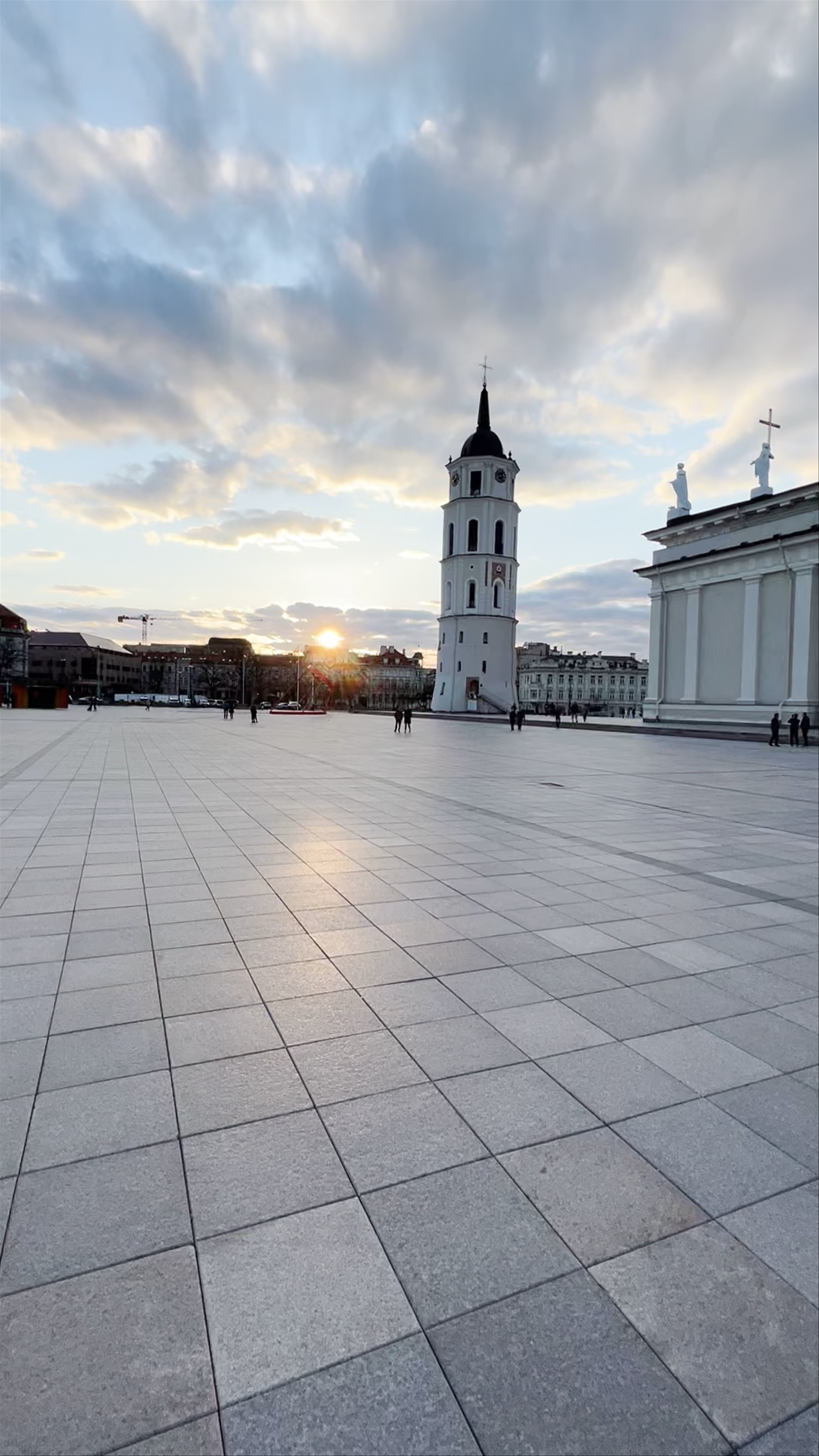 Sunset Serenity at Cathedral Square, Vilnius