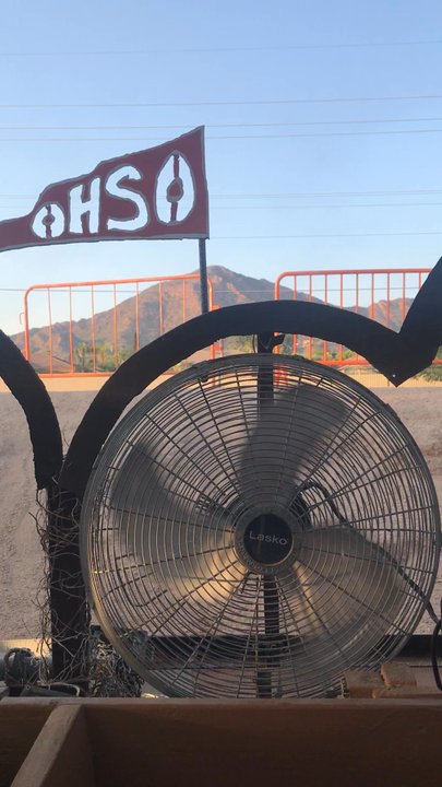 OHSO Brewery- Arcadia - Fa cooling fans & misters on back dog friendly patio - Breweries Near Me - Phoenix, Arizona
