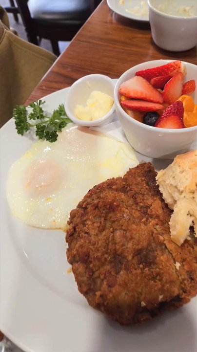 The Biscuit Basket - Country fried Steak and turkey sanwich! - Southern Near Me - Modesto, California