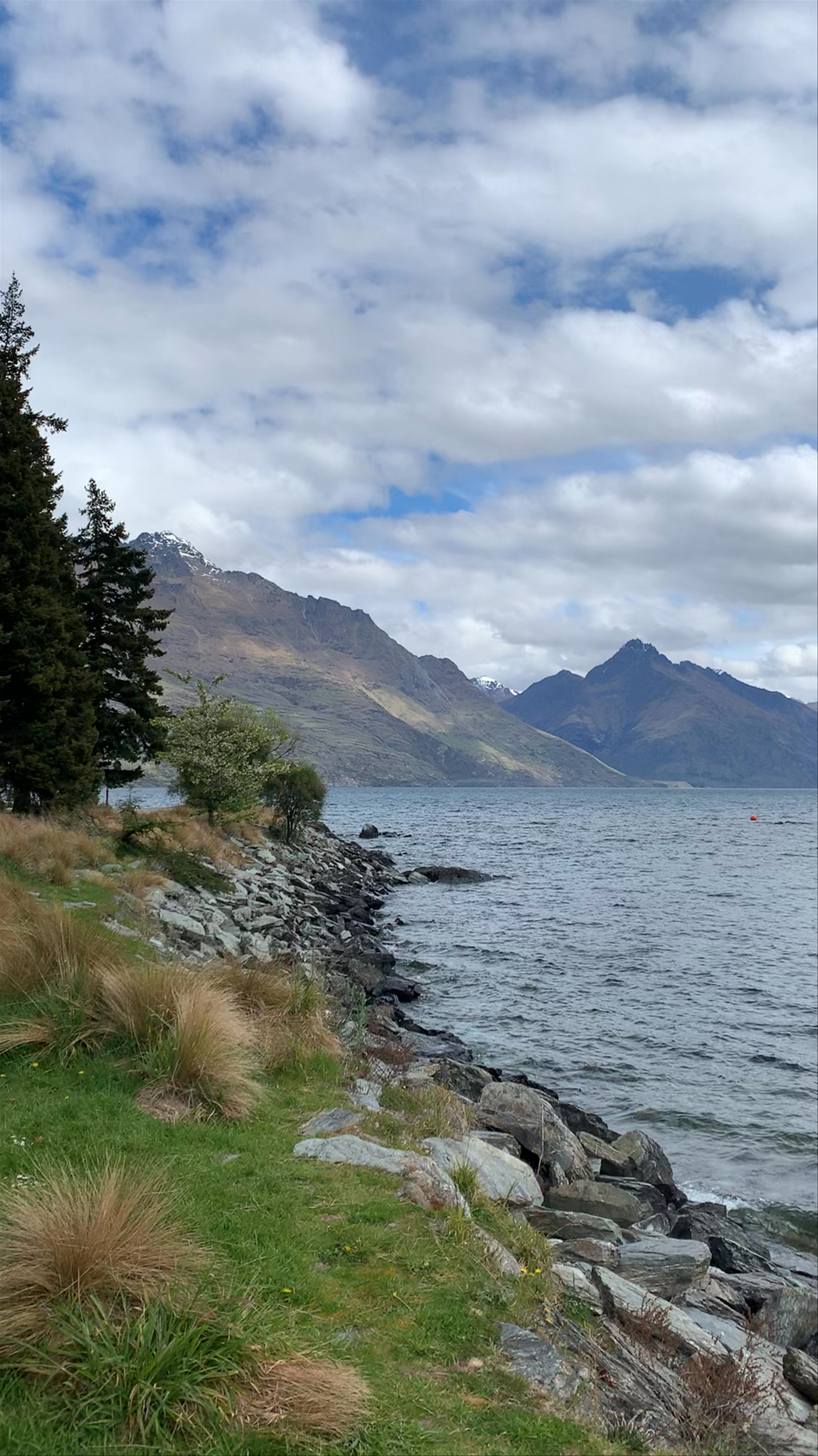 Serene Shores and Majestic Peaks of Queenstown, New Zealand
