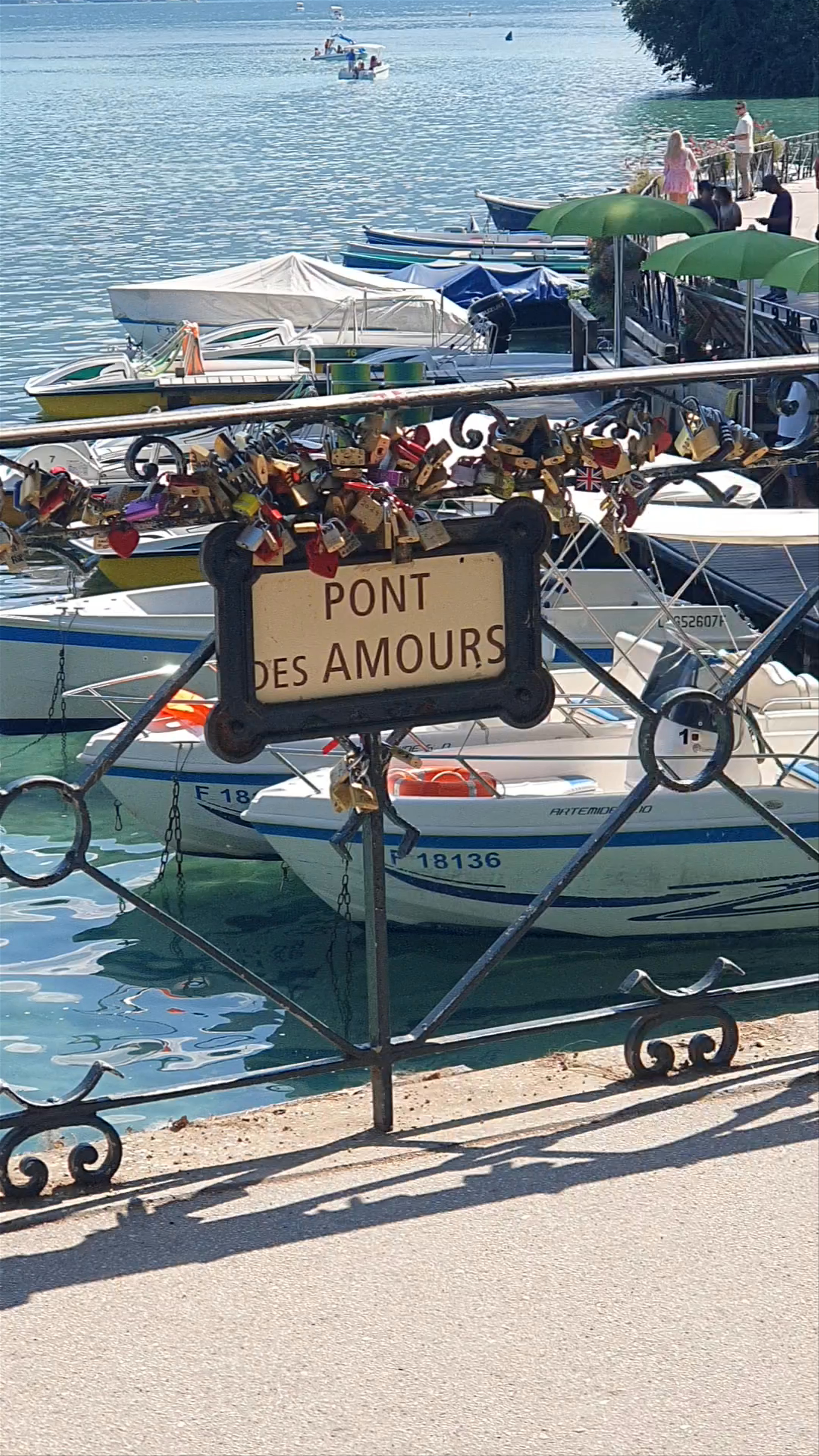 Pont des Amours: Romantic Lakeside Charm in Annecy, France