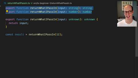 Generics vs Function Overloading vs Union Type Arguments in