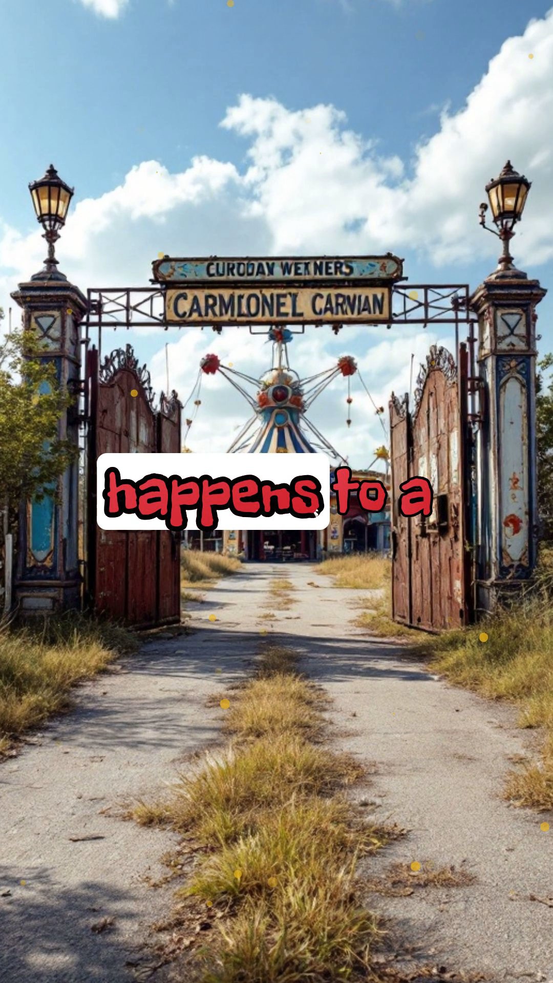 The Abandoned Carnival: A Carousel's Silent Spin