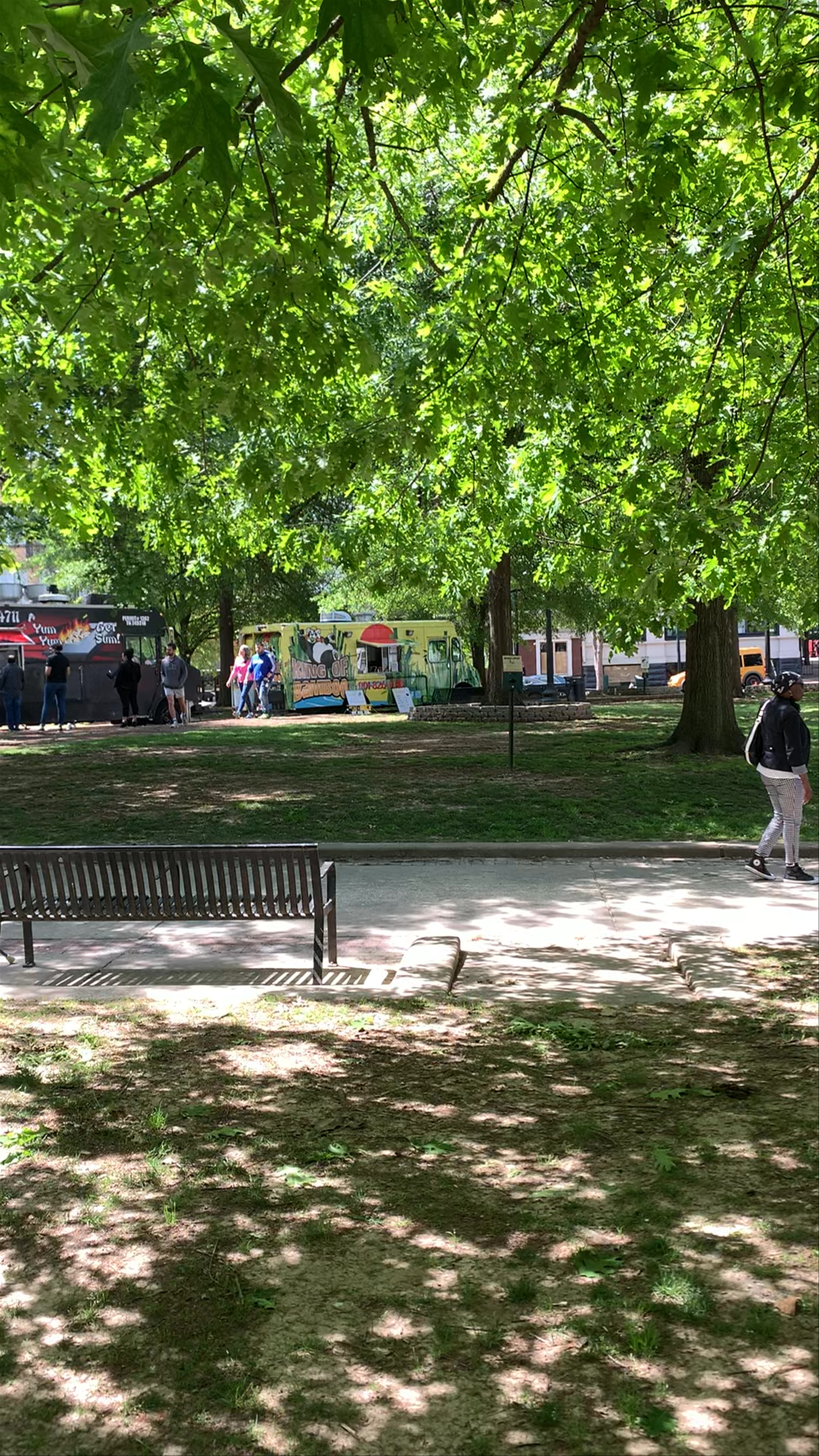 Spring Day at Court Square Park, Memphis